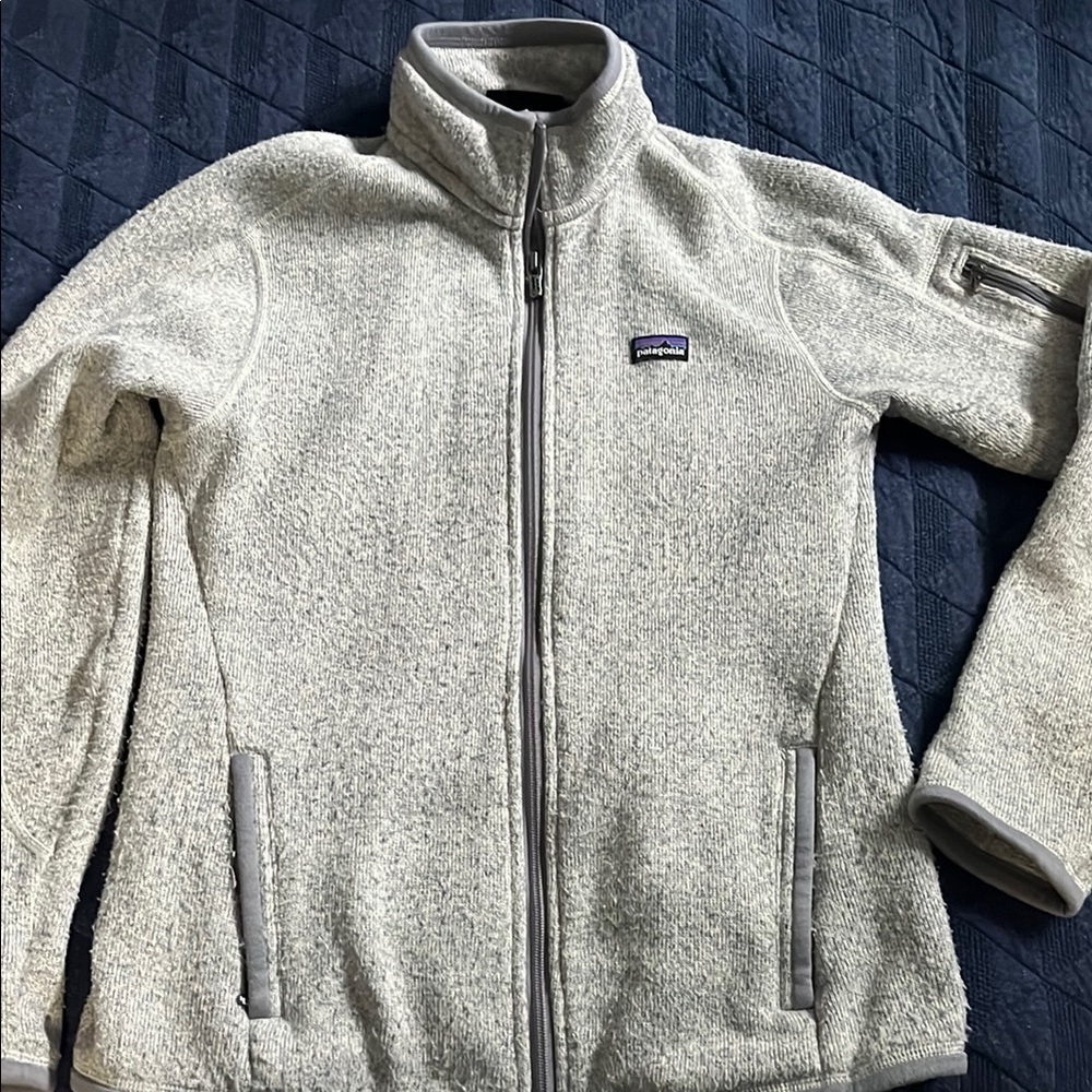 Patagonia Cream Fleece Jacket